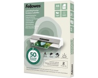 Fellowes lamineerhoes 50 % gerecycleerd, mat, ft A6, pak van 100 stuks