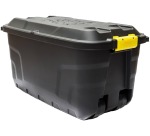 Bankers Box opbergdoos op wieltjes 75 liter, zwart