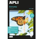 Apli papier photo Everyday ft A4, 180 g, paquet de 100 feuilles