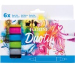 Stylo Duotip Talens Ecoline set de base 6 couleurs