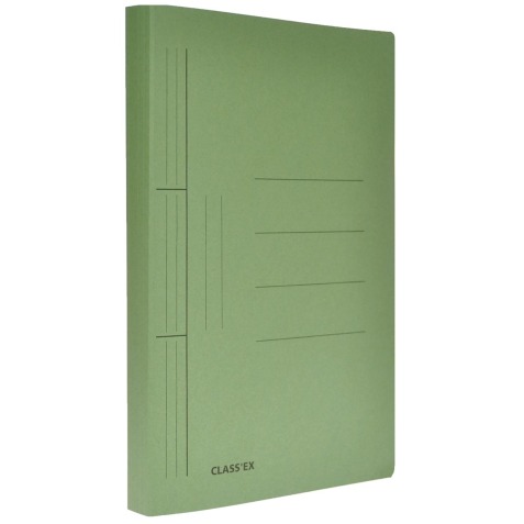 Class'ex chemise à glissière, ft 25 x 32 cm (pour ft A4), vert