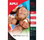 Apli papier photo Best Price ft A4, 140 g, paquet de 100 feuilles