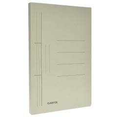 Class'ex chemise à glissière, ft 25 x 32 cm (pour ft A4), gris