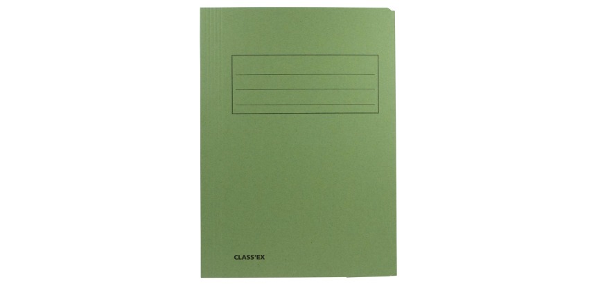 Class'ex chemise de classement, vert, ft 23,7 x 32 cm (pour ft A4)