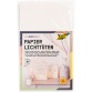 Sachet de papier photophore, blanc uni