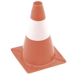 30cm red-white safety cone