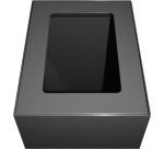 V-Part top voor modulaire afvalbak 60 l, donkergrijs