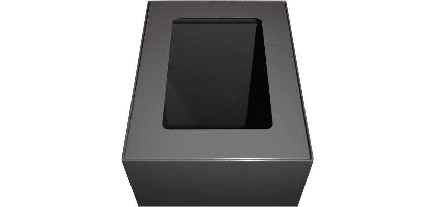 V-Part top voor modulaire afvalbak 60 l, donkergrijs