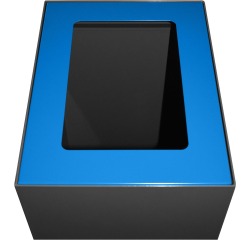 V-Part couvercle pour poubelle modulaire 60 l, bleu