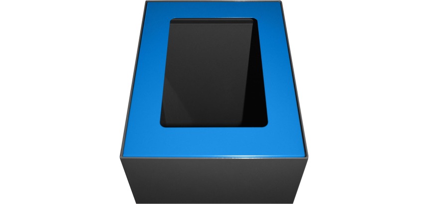 V-Part couvercle pour poubelle modulaire 60 l, bleu