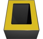 V-Part couvercle pour poubelle modulaire 60 l, jaune