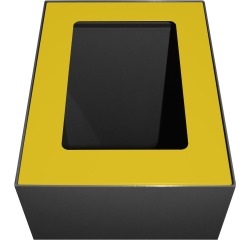 V-Part couvercle pour poubelle modulaire 60 l, jaune