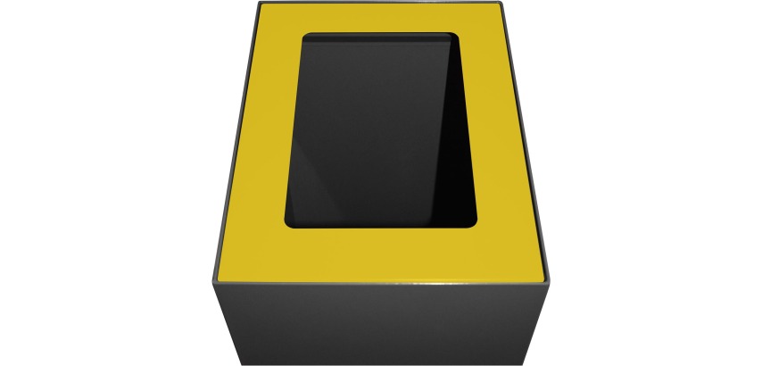 V-Part couvercle pour poubelle modulaire 60 l, jaune