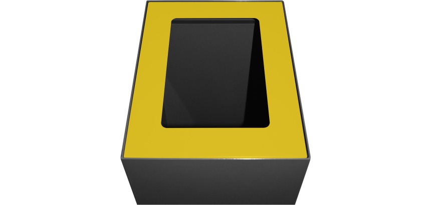 V-Part couvercle pour poubelle modulaire 60 l, jaune