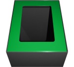 V-Part couvercle pour poubelle modulaire 60 l, vert