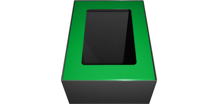 V-Part couvercle pour poubelle modulaire 60 l, vert