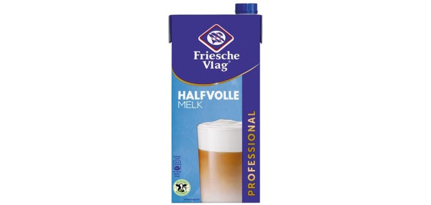 Friesche Vlag Langlekker concentrated milk, 1-liter pack, semi-skimmed milk