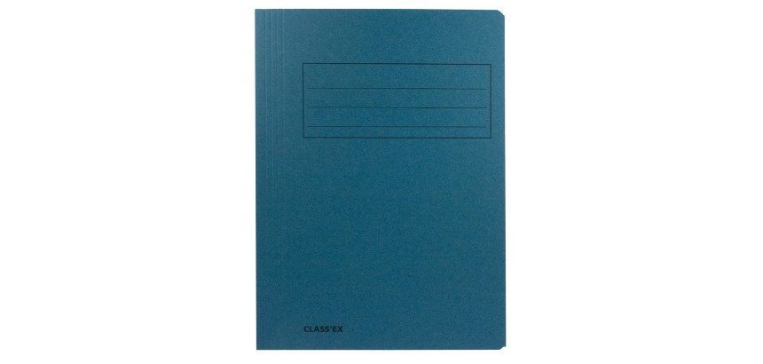 Class'ex filing folder, blue, size 23.7 x 32 cm (for A4 size)