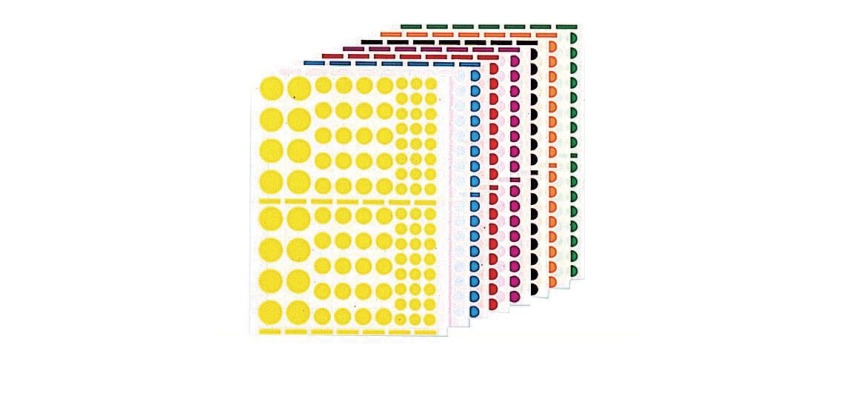 Agipa Gommettes 1.040 pièces, ronds