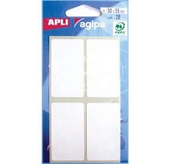 EN_POCH.28 ETIQ.BLANC 30X55MM