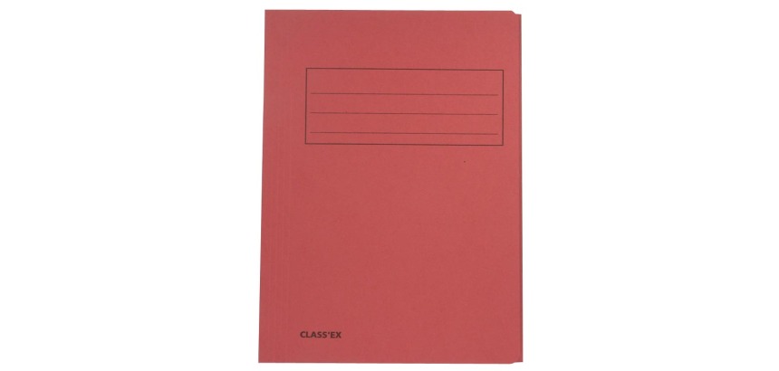 Class'ex chemise de classement, cerise, ft 23,7 x 32 cm (pour ft A4)