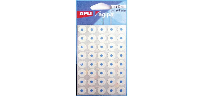 Agipa reinforcement rings pouch of 240 pieces