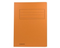 Class'ex dossiermap, 3 kleppen ft 23,7 x 32 cm (voor ft A4), oranje