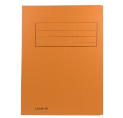 Class'ex dossiermap, 3 kleppen ft 23,7 x 32 cm (voor ft A4), oranje