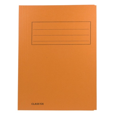 Class'ex chemise de classement, orange, ft 23,7 x 32 cm (pour ft A4)