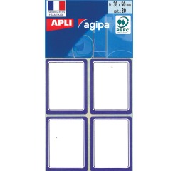 EN_POCH.32 ETIQ.ECOL.38X50 BLEU