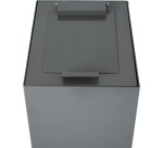 V-Part couvercle à clapet pour poubelle modulaire 60 l, gris foncé