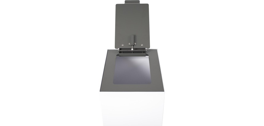 V-Part couvercle à clapet pour poubelle modulaire 60 l, gris foncé