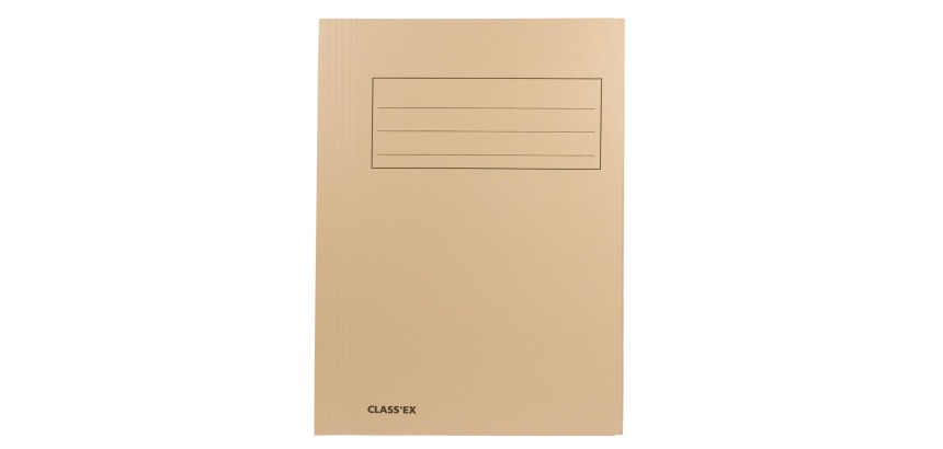 Class'ex filing folder, chamois, size 23.7 x 32 cm (for A4 size)