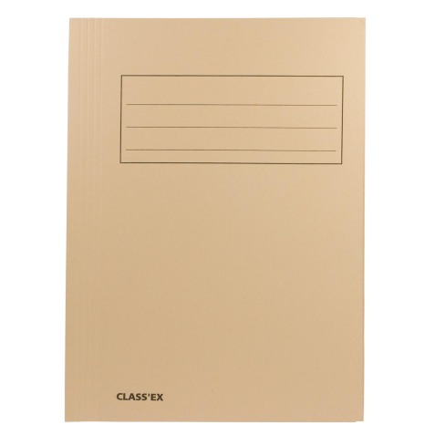 Class'ex chemise de classement, chamois, ft 23,7 x 32 cm (pour ft A4)