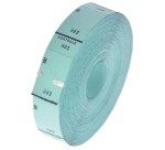 Rouleaux de tickets, 1000 tickets, bleu