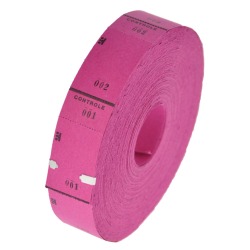 Rouleaux de tickets, 1000 tickets, cerise