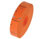 Rouleaux de tickets, 1000 tickets, orange
