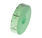 Rouleaux de tickets, 1000 tickets, vert