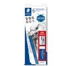 Staedtler Design Journey Lumograph Pencil Set with Free Eraser and Sharpener 6 Pieces