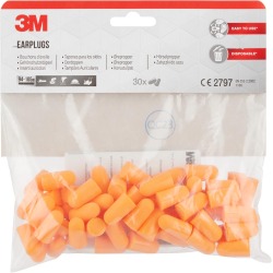 3M bouchons d'oreilles 1100, isolation phonique jusq'à 37 dB, blister de 30 pièces