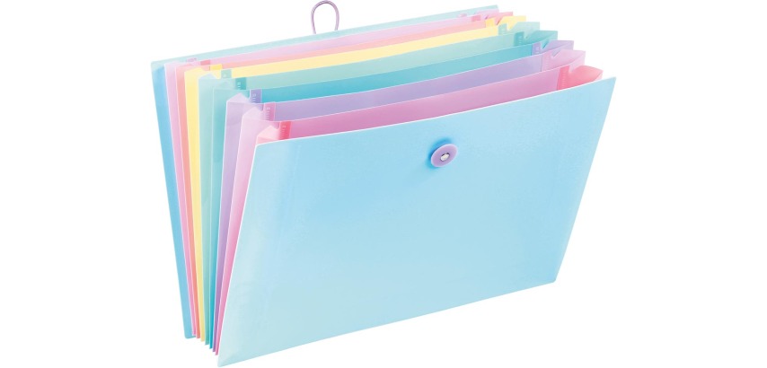 Viquel Rainbow Pastell Sortierer, quer, mit 8 Fächern