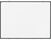 Smit Visual Softline tableau blanc, acier émaillé, magnétique, profilé d'aluminium noir, 120 x 90 cm