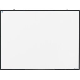 Smit Visual Softline whiteboard, emaille, magnetisch, zwart profiel, 90 x 120 cm