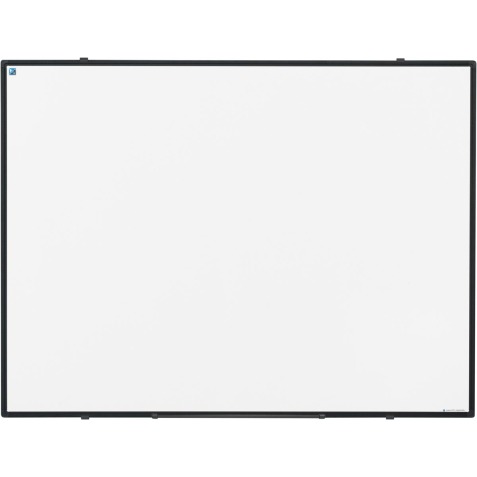 Smit Visual Softline whiteboard, emaille, magnetisch, zwart profiel, 90 x 120 cm