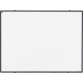 Smit Visual Softline tableau blanc, acier émaillé, magnétique, profilé d'aluminium noir, 120 x 90 cm