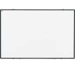 Smit Visual Softline tableau blanc, acier émaillé, magnétique, profilé d'aluminium noir, 90 x 60 cm