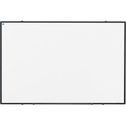 Smit Visual Softline whiteboard, emaille, magnetisch, zwart profiel, 60 x 90 cm