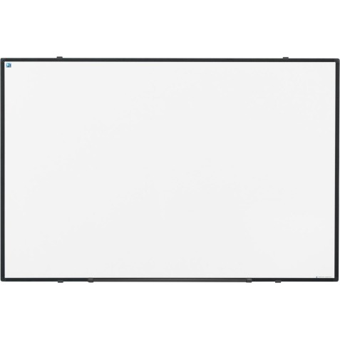 Smit Visual Softline whiteboard, emaille, magnetisch, zwart profiel, 60 x 90 cm