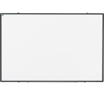 Smit Visual Softline whiteboard, gelakt staal, magnetisch, zwart profiel, 90 x 60 cm