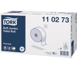 Tork Premium rouleau jumbo papier toilette doux, 2 pli, système T1, blanc, boîte de 6 rouleaux